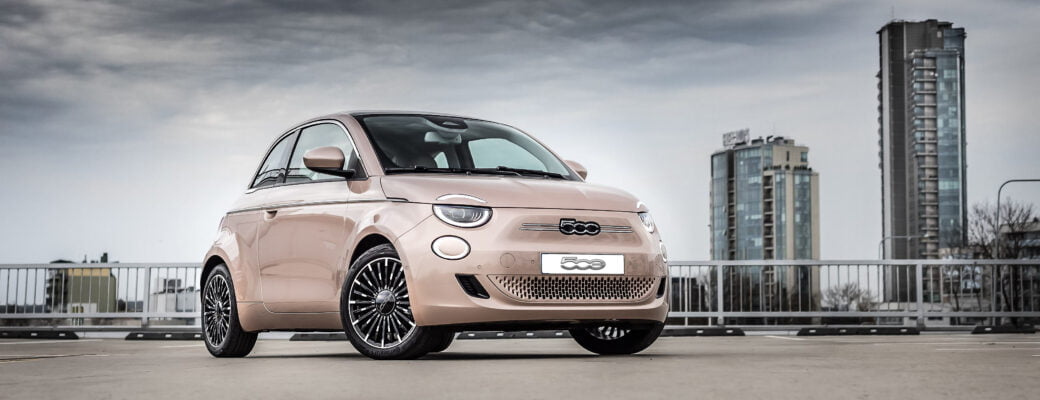 Naujasis elektrinis „Fiat 500“